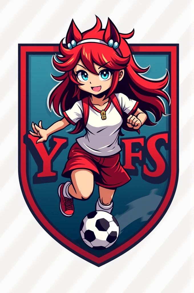 Make a soccer club logo called Sana Yaoi FC