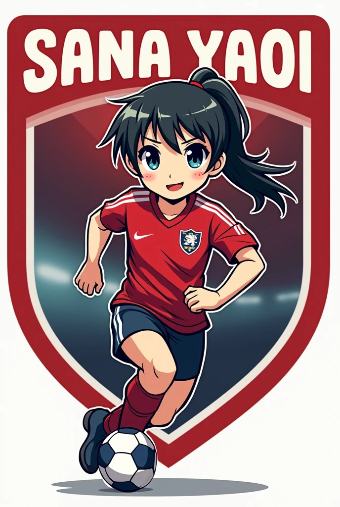 Make a soccer club logo called Sana Yaoi FC