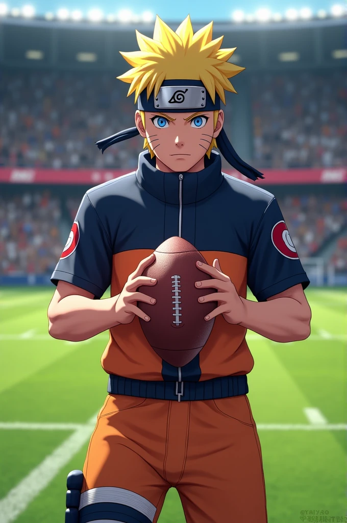 Naruto in football outfit