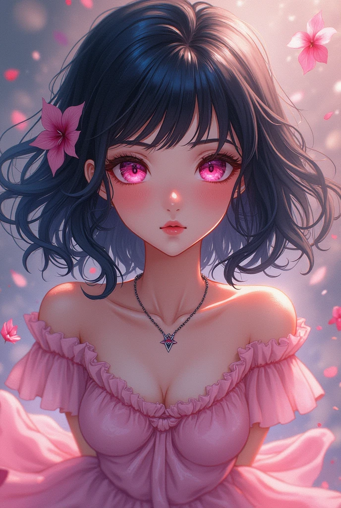 (masterpiece), delicate, extremely detailed, (watercolor), blooming, illustration, (Bottom Up), (1girl:1.4), (solo:1.2), beautiful eyes, (fluffy hair), photography, Studio Quality, Fisheye Lens, (best quality, glowing light, blushed, smile, glistening, shiny skin, ultra detailed) ,(from below, from behind, ass, butt, apron), sexy, (hands behind back), (detailed background, complex background in demon slayer world), ((Nezuko Komado)), black hair, pink eyes, blushed, (perfect face, detailed face, detailed eyes,perfect hands,perfect fingers), cowboy shot, ((8k wallpaper))