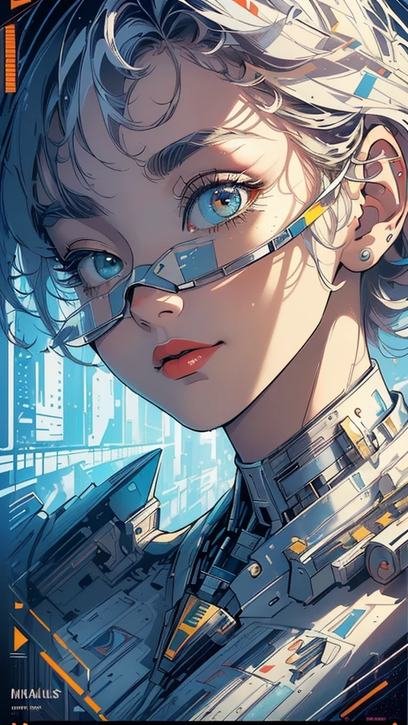 (((masterpiece, highest quality))),(((solo:1.2))),(((1girl:1.2))),32k wallpaper, very detailed, poster, vintage science fiction,(((((geometric cinematic movie poster))))),(((((bauhaus))))),(((abstract))),((((mid century modern)))),(((((portfolio))))),(((((Close-up))))),(((((bust up))))),((((more various angle)))),(((highlight))),((((heterochromia)))),(((complete. detailed face))),(((dynamic angle))),((((most complicated machine)))),unlimited colorful color scheme,