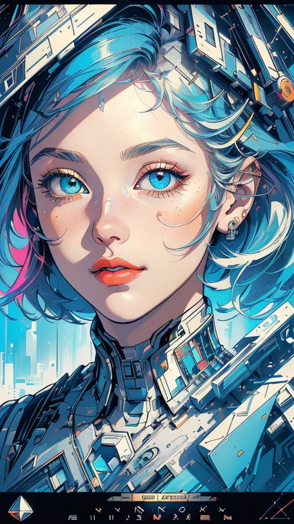 (((masterpiece, highest quality))),(((solo:1.2))),(((1girl:1.2))),32k wallpaper, very detailed, poster, vintage science fiction,(((((geometric cinematic movie poster))))),(((((bauhaus))))),(((abstract))),((((mid century modern)))),(((((portfolio))))),(((((Close-up))))),(((((bust up))))),((((more various angle)))),(((highlight))),((((heterochromia)))),(((complete. detailed face))),(((dynamic angle))),((((most complicated machine)))),unlimited colorful color scheme,