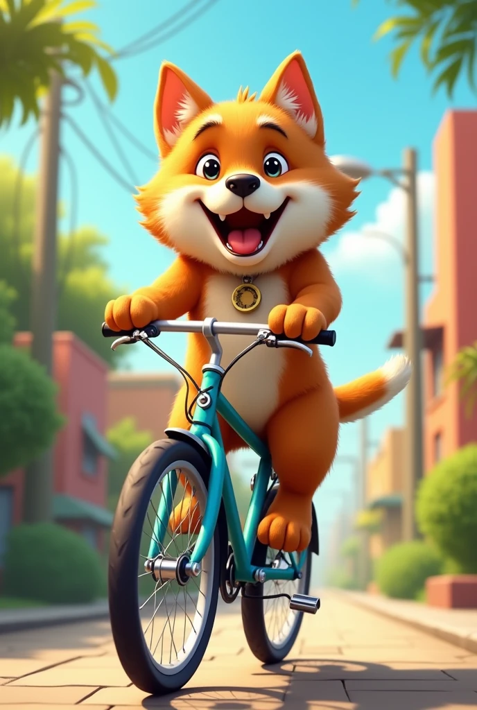 Dog pedaling