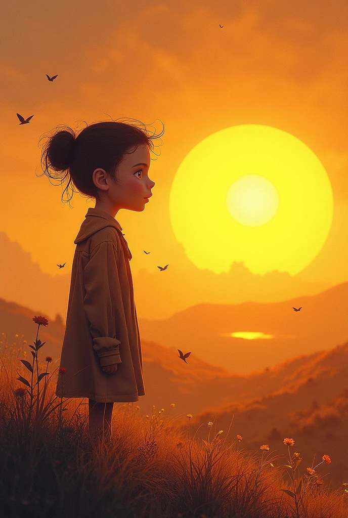 the afternoon jealous of the dawn because of the sun