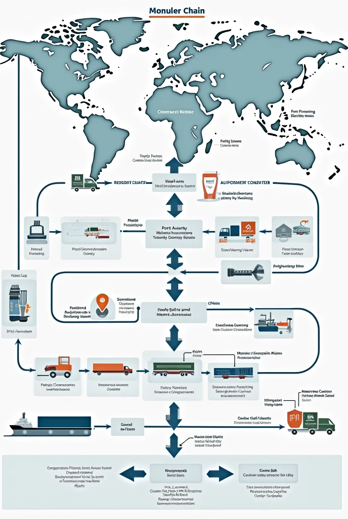 Container Supply Chain Planning Process Flowchart