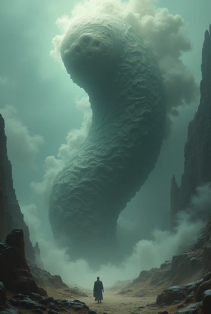 big dick coming out of it with smoke