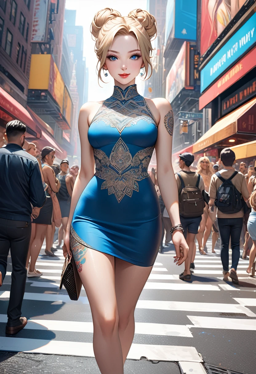A young and extremely beautiful woman_cyborg, retro hairstyle, retro makeup, grinning face, ideal proportions, large breasts, ((Night camo_tight_China dress:1.9)), (rapid firing of assault rifle:1.7), (motion blur effect:1.5), (casino interior is in chaos, frenzy and destruction:1.4), (highest quality, 4k, 8k, high resolution, masterpiece:1.2), ultra-detailed, (realistic, photorealistic, photorealistic:1.37), detailed facial features, intricate dress pattern, striking pose, dramatic lighting, cinematic composition, vibrant colors, dystopian atmosphere, oil painting,