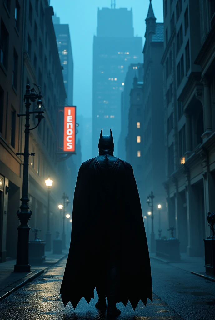 Batman Year one, Gotham city Claustrophobic,blue night