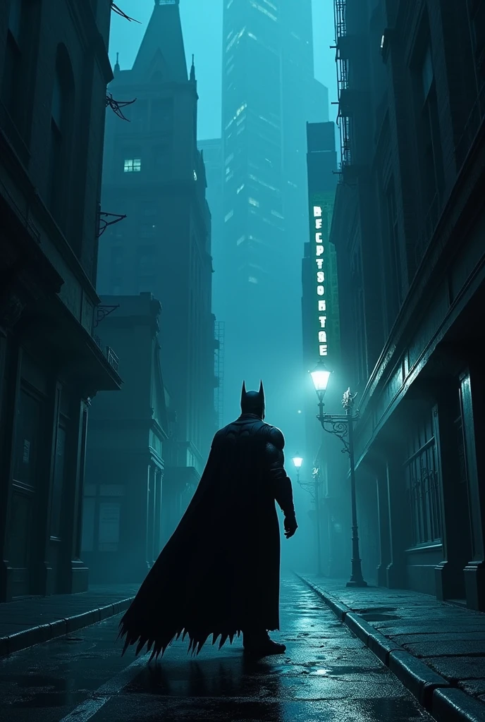 Batman Year one, Gotham city Claustrophobic,blue night