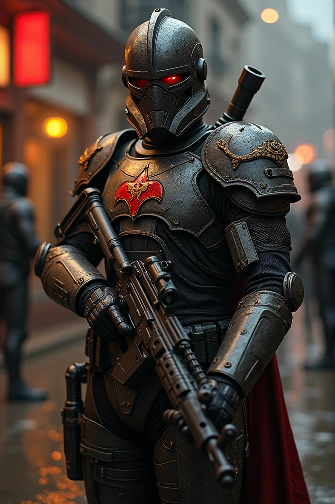 ((best quality)), ((masterpiece)), (detailed), soldados com armas na mão e a logo "TORMENTAX"