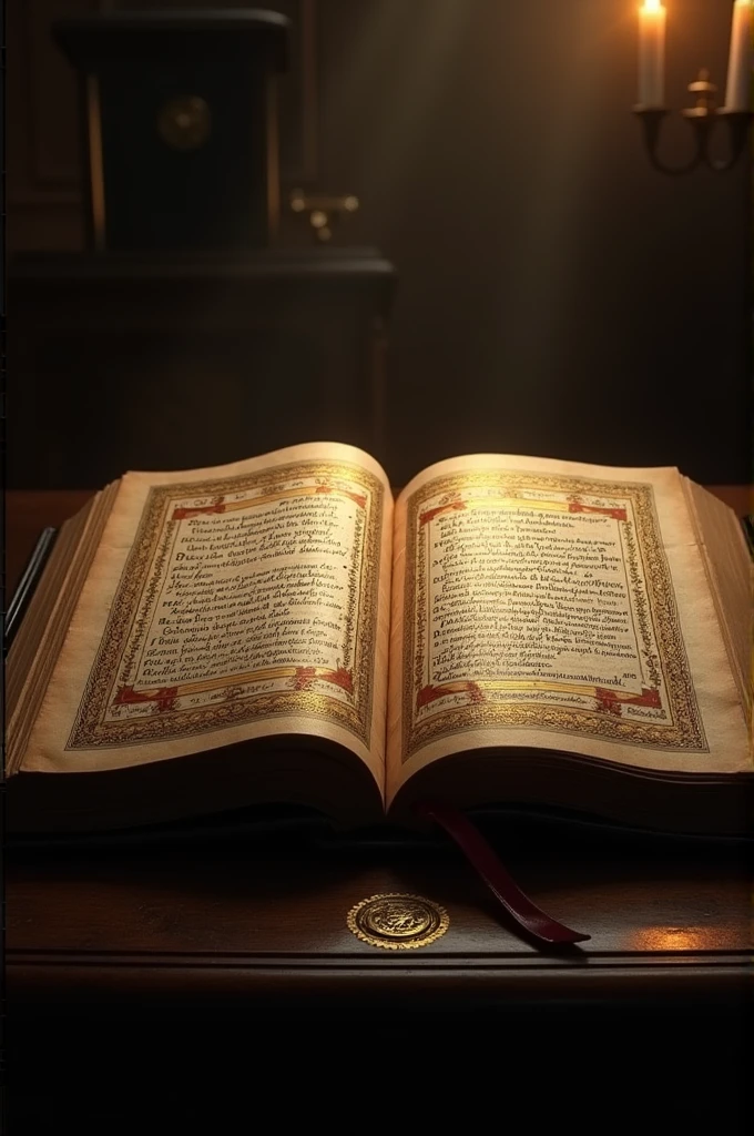 Bible book, open