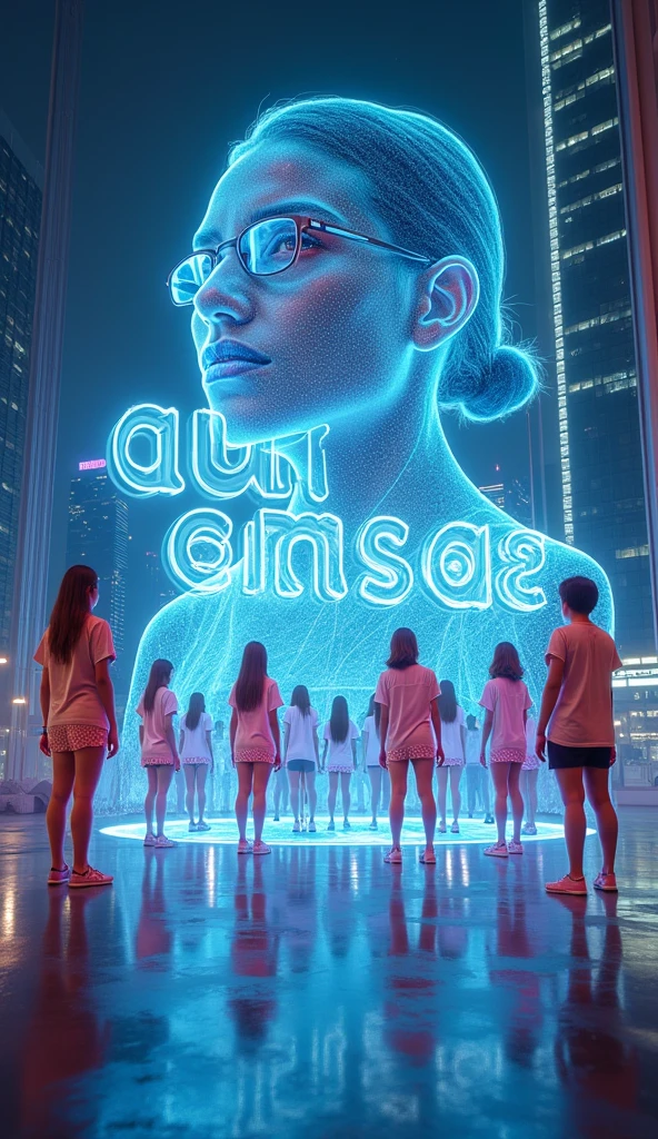 A futuristic advertising campaign for a new anti-allergy medicine, with holographic images and a slogan in bright, dynamic fonts.
