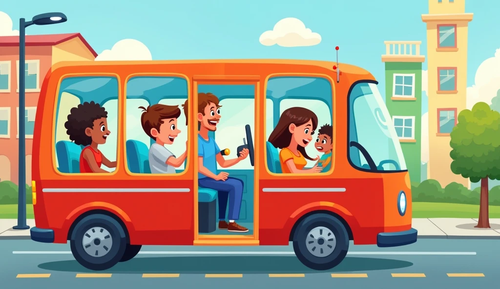 The wheels on the bus go round and round
Round and round, round and round
The wheels on the bus go round and round
All through the town
The wipers on the bus go “Swish, swish, swish,
Swish, swish, swish, swish, swish, swish”
The wipers on the bus go “Swish, swish, swish”
All through the town.
The people on the bus go, “chat, chat, chat,
cha,,chat chat,chat chat ,chat
The people on the bus go, “, chat,chat,chat
All through the town.
The horn on the bus go “Beep, beep, beep
Beep, beep, beep, beep, beep, beep”
The horn on the bus go “Beep, beep, beep”
All through the town.
The baby on the bus go, “wah, wah, wah!
wah, wah, wah, wah, wah, wah!”
The baby on the bus go, “wah, wah, wah!”
All through the town.
The mummy on the bus go, “ssss sh,ssss sh,ssss sh,
“”ssss sh,ssss sh,ssss sh
The mummy on the bus go, “”ssss sh,ssss sh,ssss sh”
All through the town.
The wheels on the bus go round and round
Round and round, round and round
The wheels on the bus go round and round
All through the town.