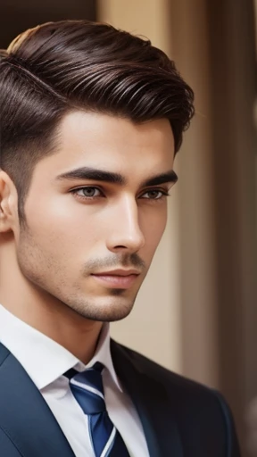  A handsome man Admoni focus on the face 