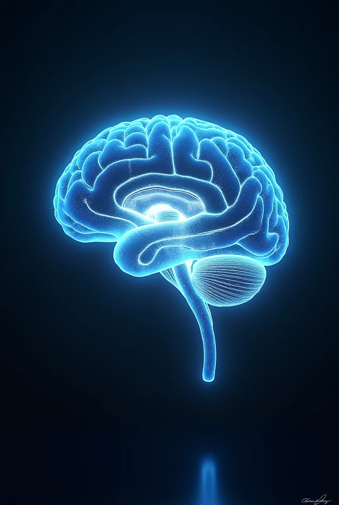 makes a brain glow