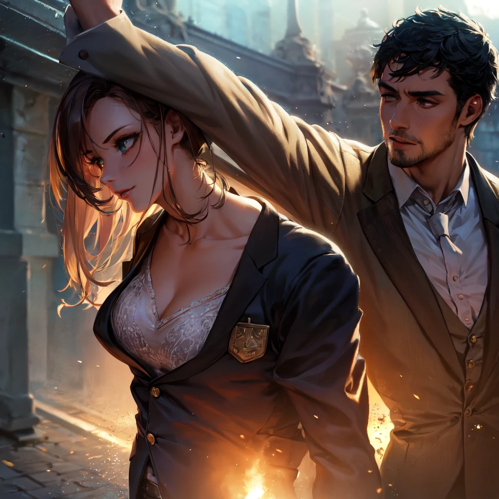 masterpiece, Best quality, masterpiece, Best quality, masterpiece, Best quality, masterpiece, Best quality, high quality, detail_skin, Beatifull_hair, detail_hair, Beatifull_hands, hands_detail, High detail, Ultra detail, HD, 4k, 4280x2240, depth field, (HDR:1.9), Correct anatomy, a masculine boy with short hair black hair abundant brown eyes with full wedding suit from groom to gentleman's suit and Palto flu pants and smiles, detail, ultra-detail, correct_position, correct_texture, correct_colors, correct_shading, correct_cgi, correct_body, correct_anatomy, correct_proportion, (correct_complete_body), source_anime,score_6_up,score_7_up,score_8_up,score_9, (Beautiful eyes), (detail_eyes), Detailedface, artist(ReDrop), Romántica style sleve, EasyNegative_pt , beatifull_detail,