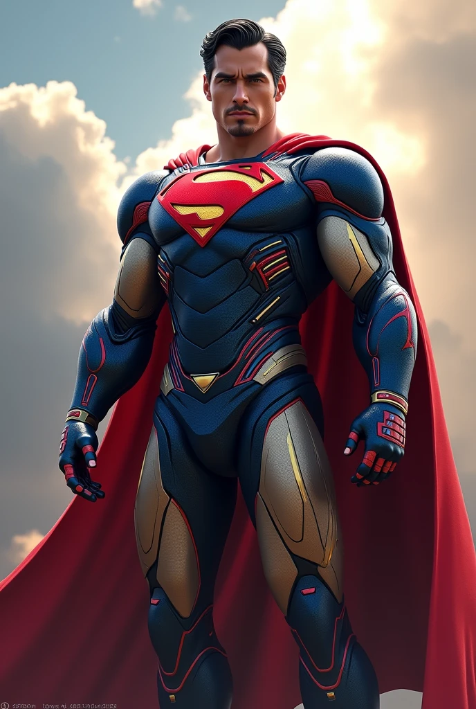 Iron man in Superman suit 