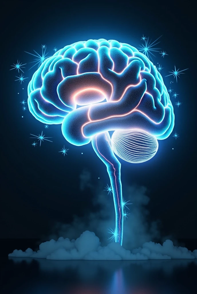makes a brain glow