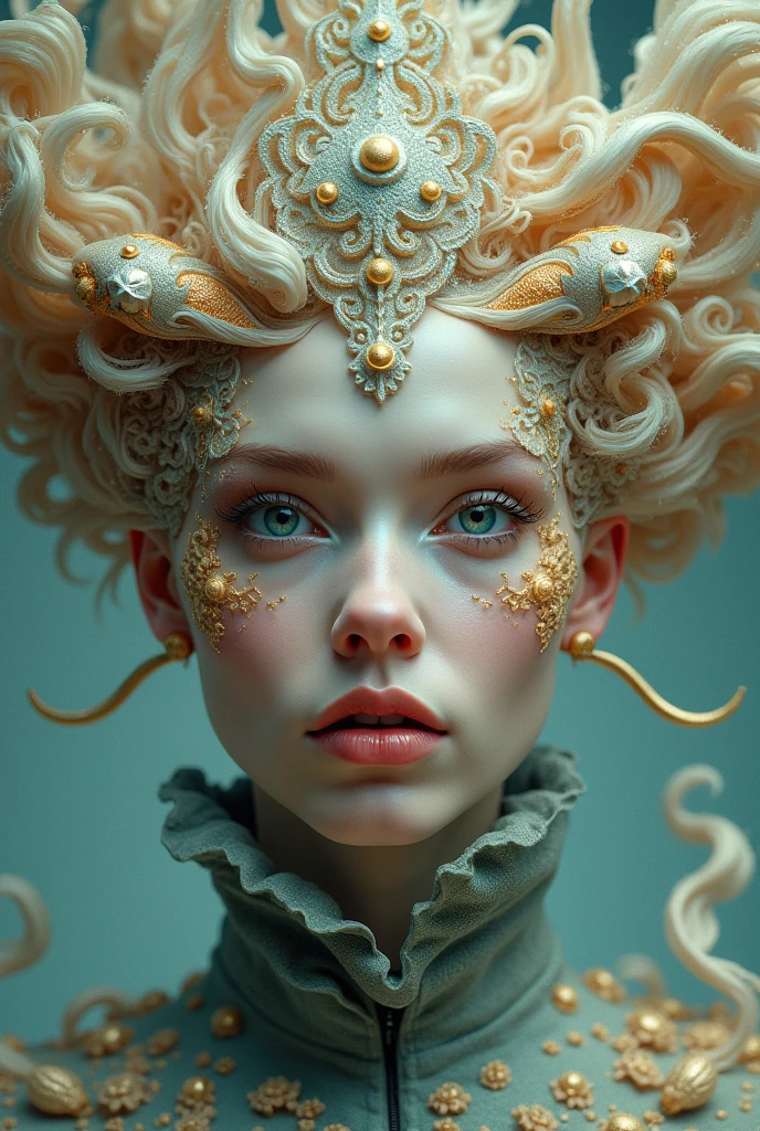 Bjork mounted