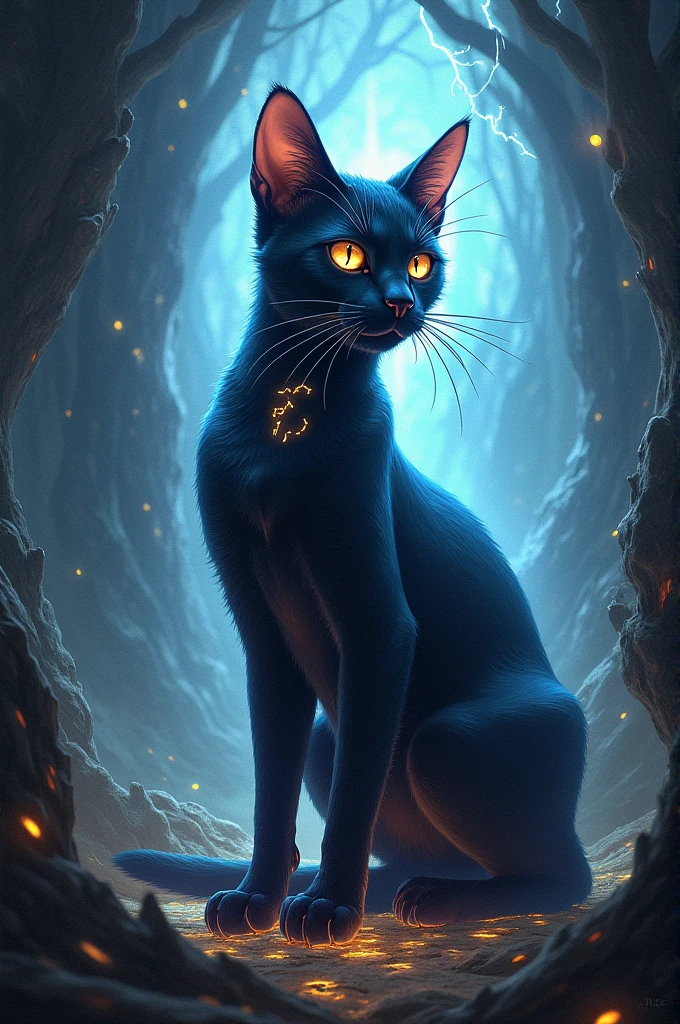 I want you to make a Magic card of a cat