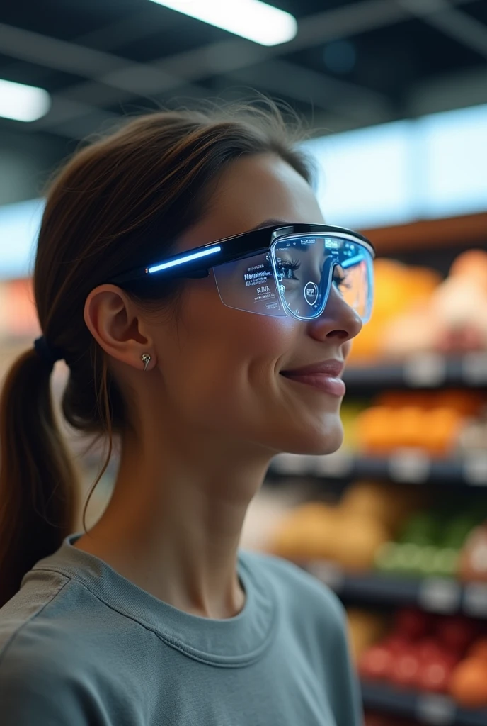 A basic nutritional smart glasses 