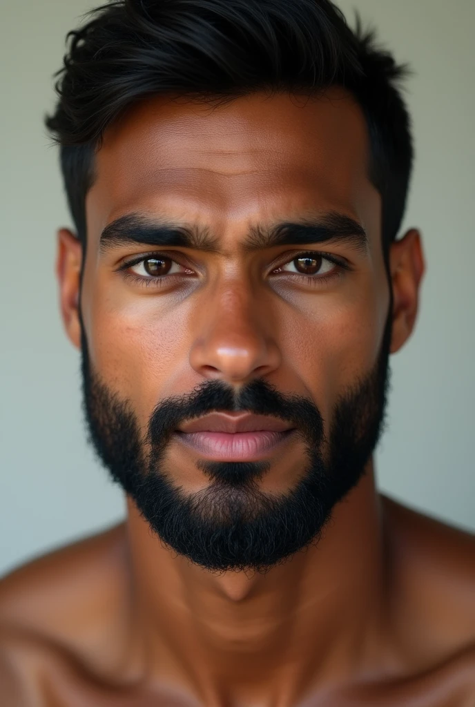 (Photorealism:1.2), Handsome brown man face