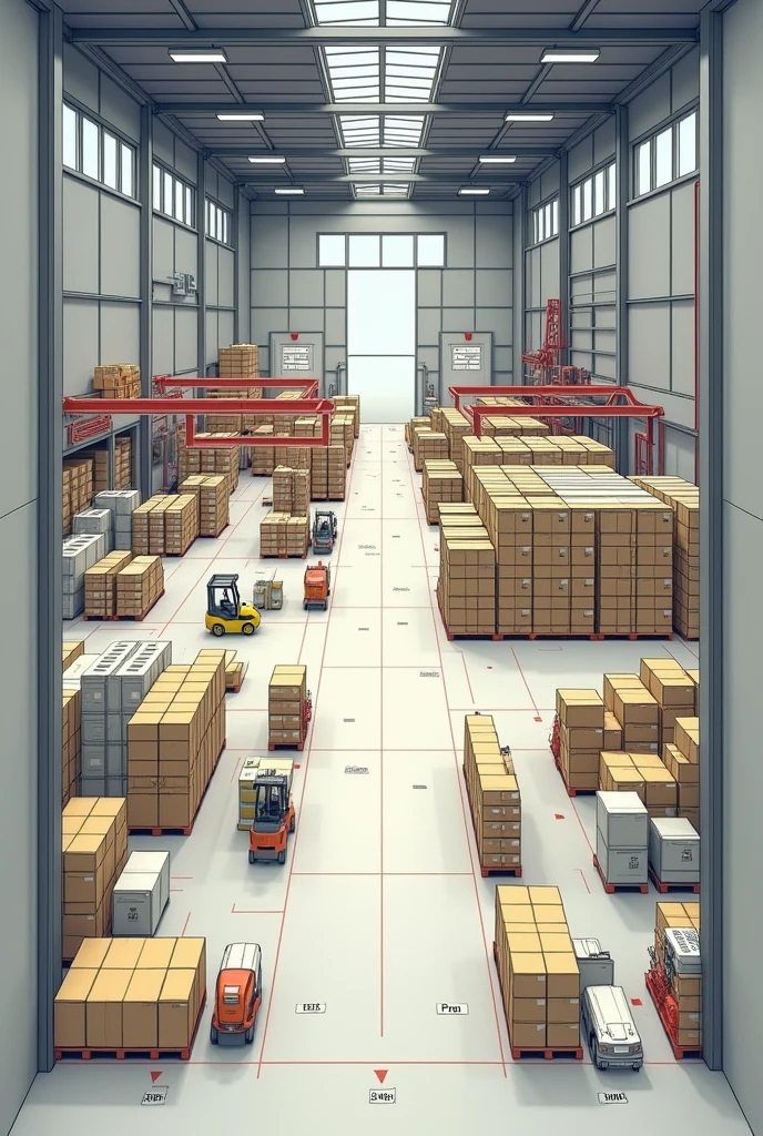 create a warehouse plan