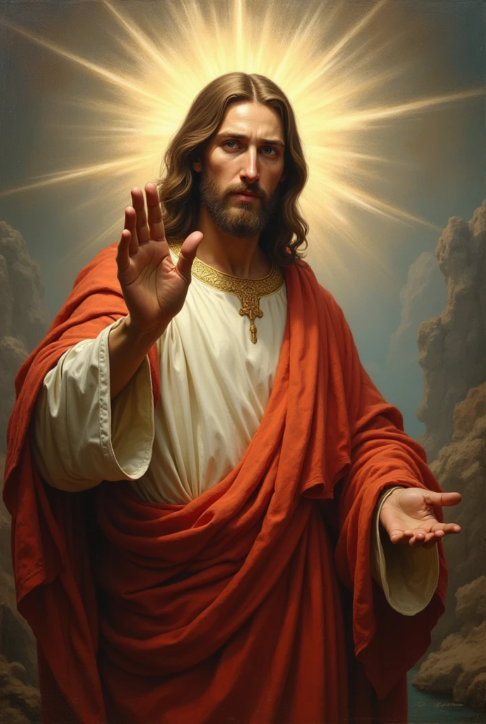 JESUS QUI DEMANDE qui beni son peuple