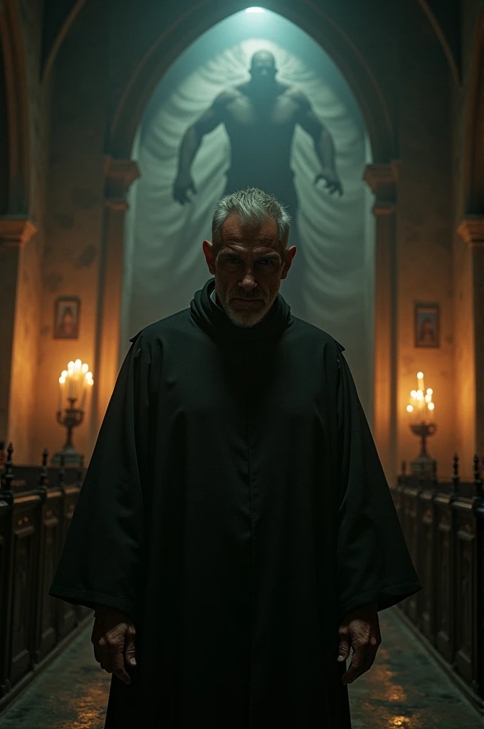 The moment when Father Ernesto faces a particularly difficult exorcism, that tests your faith and your understanding of evil.