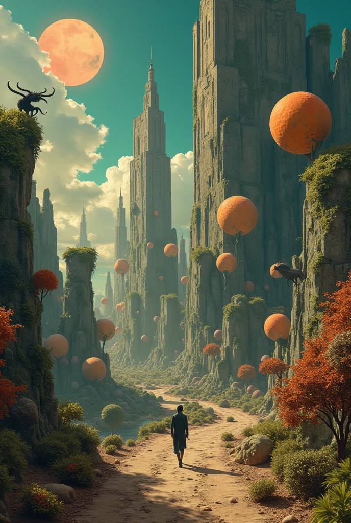 Surrealism, Salvador Dali, Rene Magritte, Pablo Picasso, Henri Rousseau, Odilon Redon, Surreal Scene