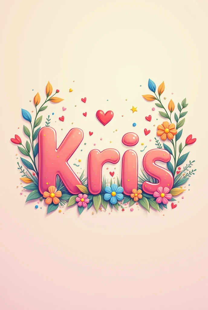 Make a nice title that says "kris" and you put cute and pretty things