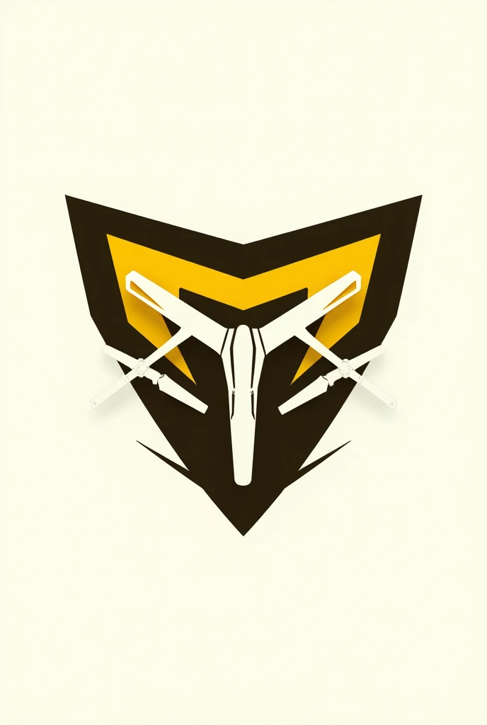 create a drone logo with the name yellow team
