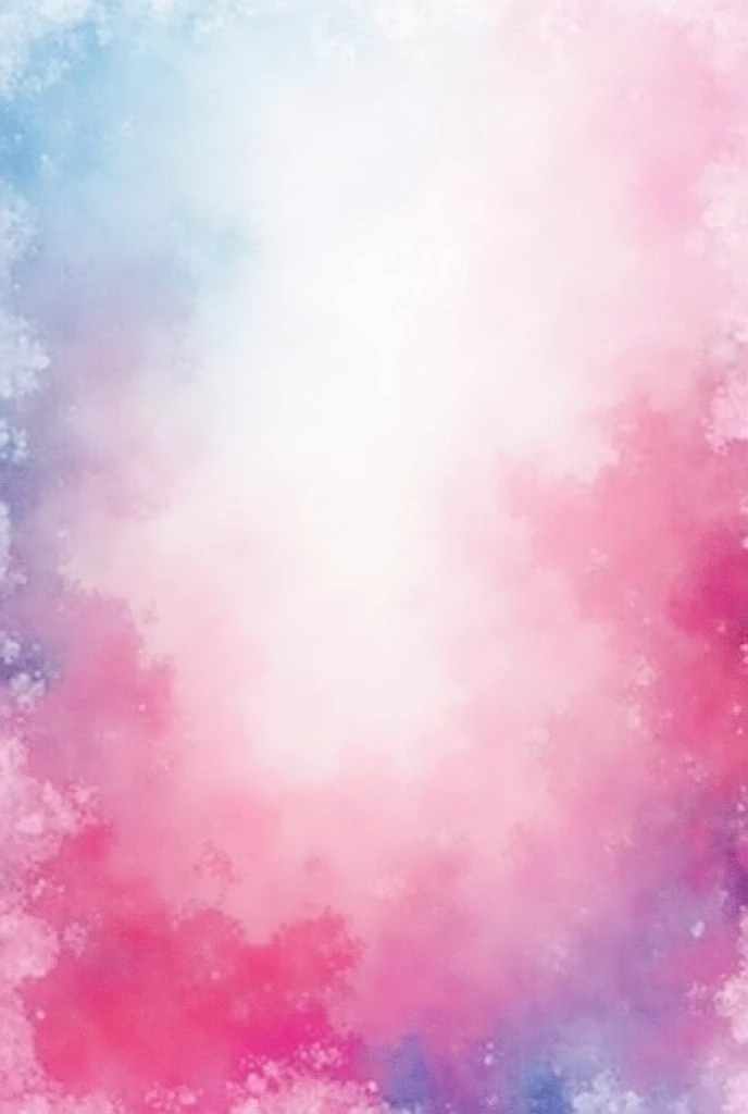 Warm watercolor background with fuchsia pink and light blue