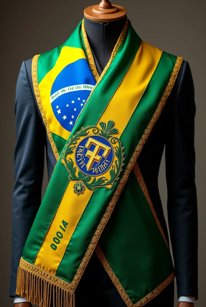 Create a Brazil 2024 presidential sash