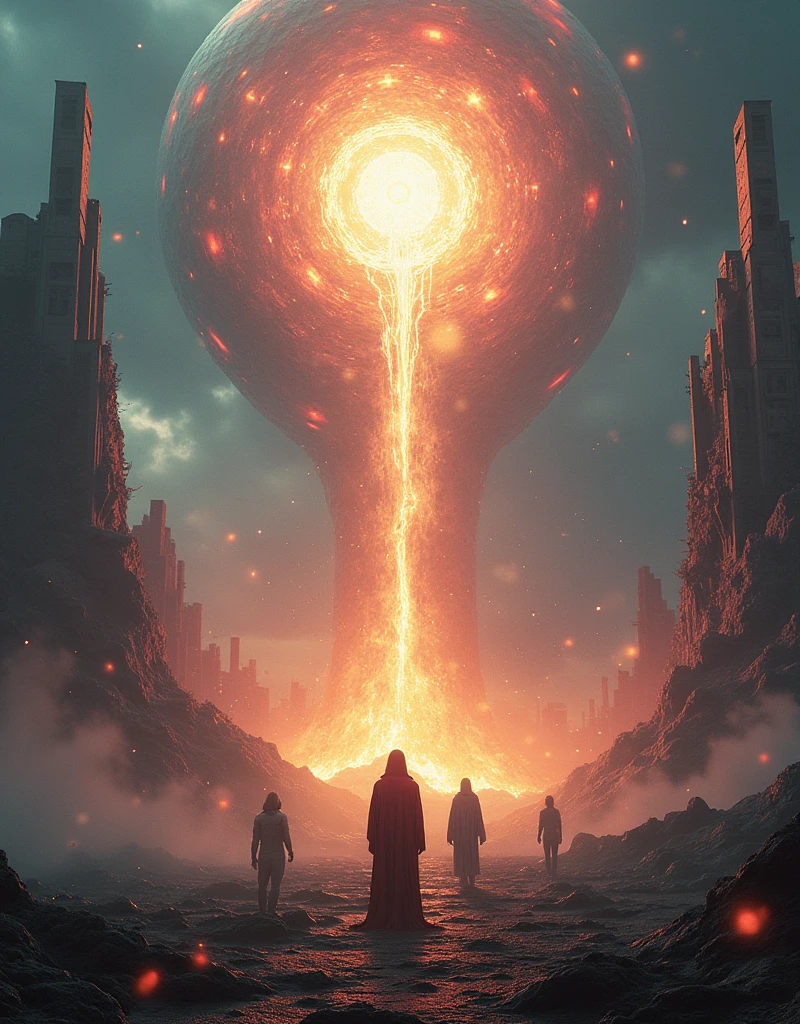 (Highest quality,4K,High resolution,masterpiece:1.2),Very detailed,The Destruction of the World、Human Instrumentality Project
