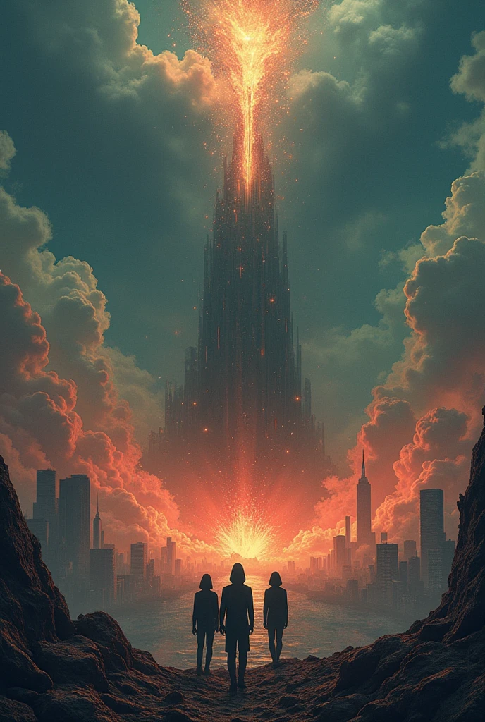 (Highest quality,4K,High resolution,masterpiece:1.2),Very detailed,The Destruction of the World、Human Instrumentality Project、Ginkgo BOYZ