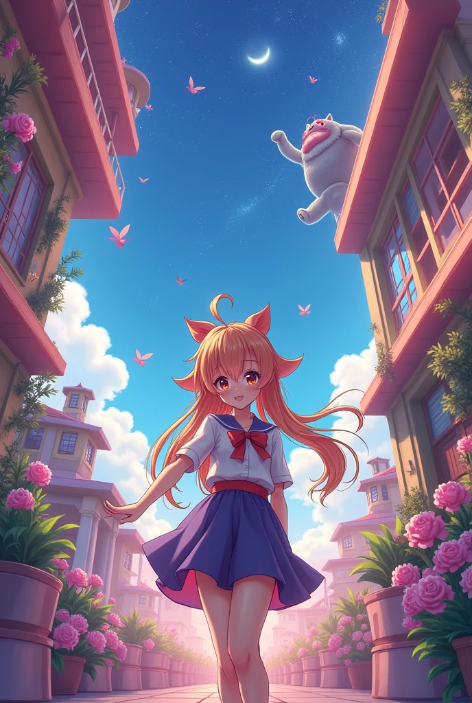 Anime style photography studio