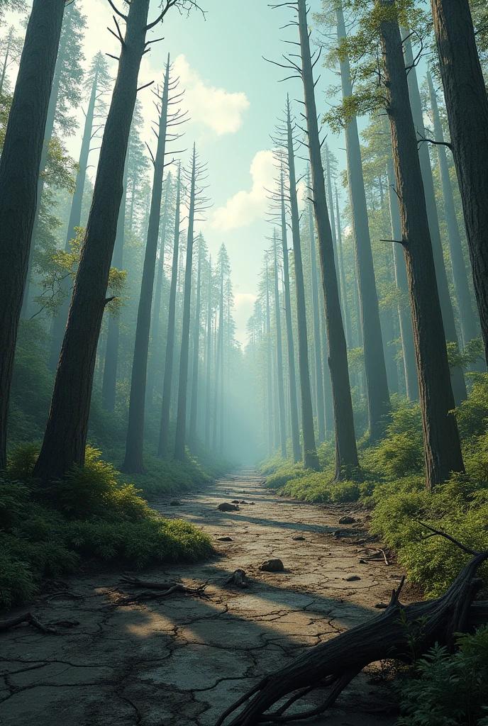 deforested forest
