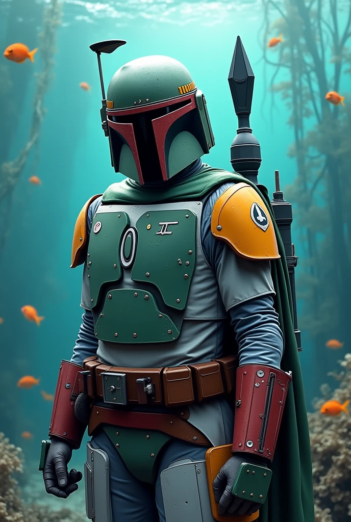 Vaquita Marina Dressed as Boba Fett