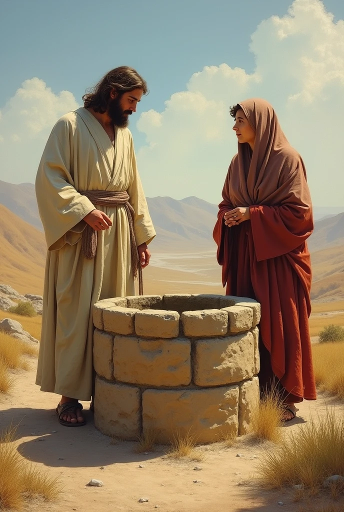 John 4 Jesus with Samaritan Woman