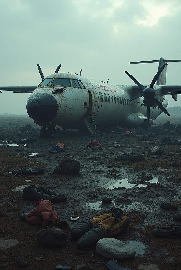 The people who were on the ATR 72 did not survive