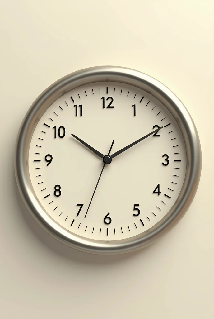 in clock format