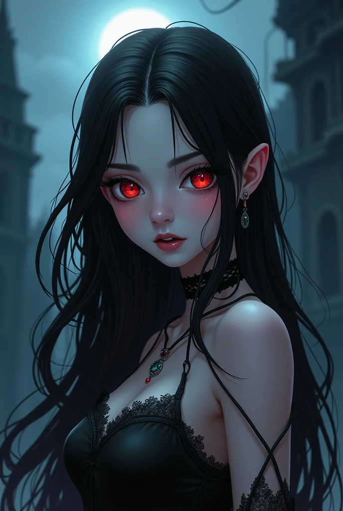 animated vampire girl