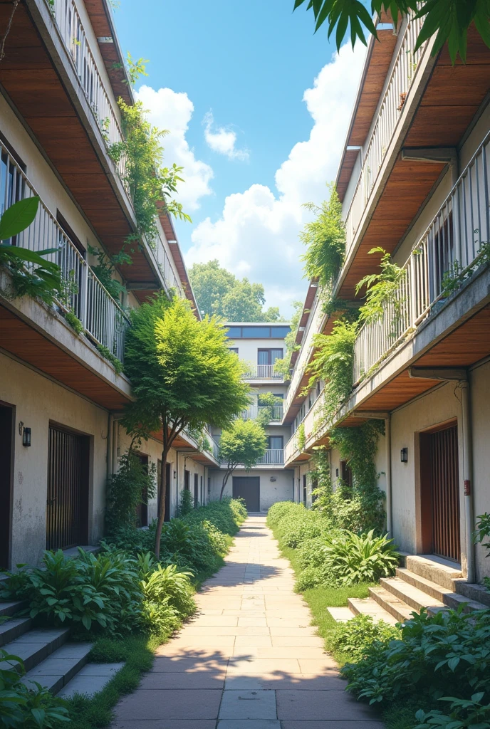 social housing rehabilitation project