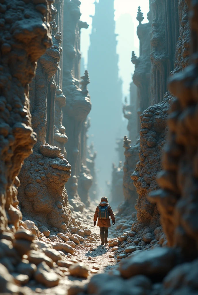 ((Highest quality)), ((masterpiece)), (detailed), science-fiction and fantasy, cinematic, stop-motion-animation, cinematic, dramatic lighting, surreal, cityscape, Characters, high technical
