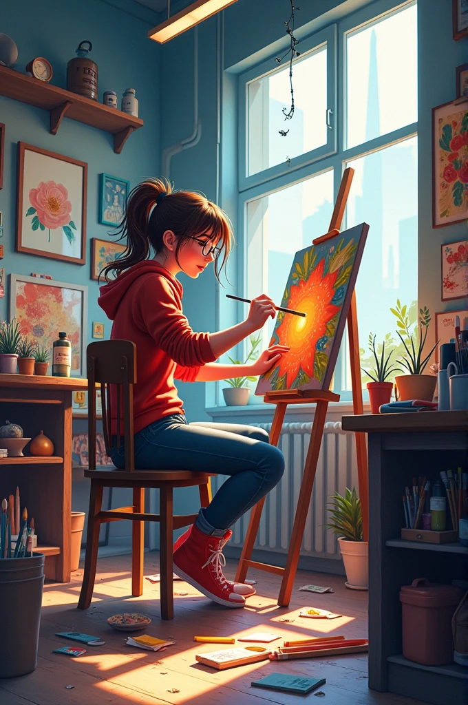 Create an image for a YouTube art channel