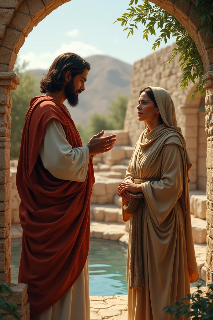 Jesus and the Samaritan woman