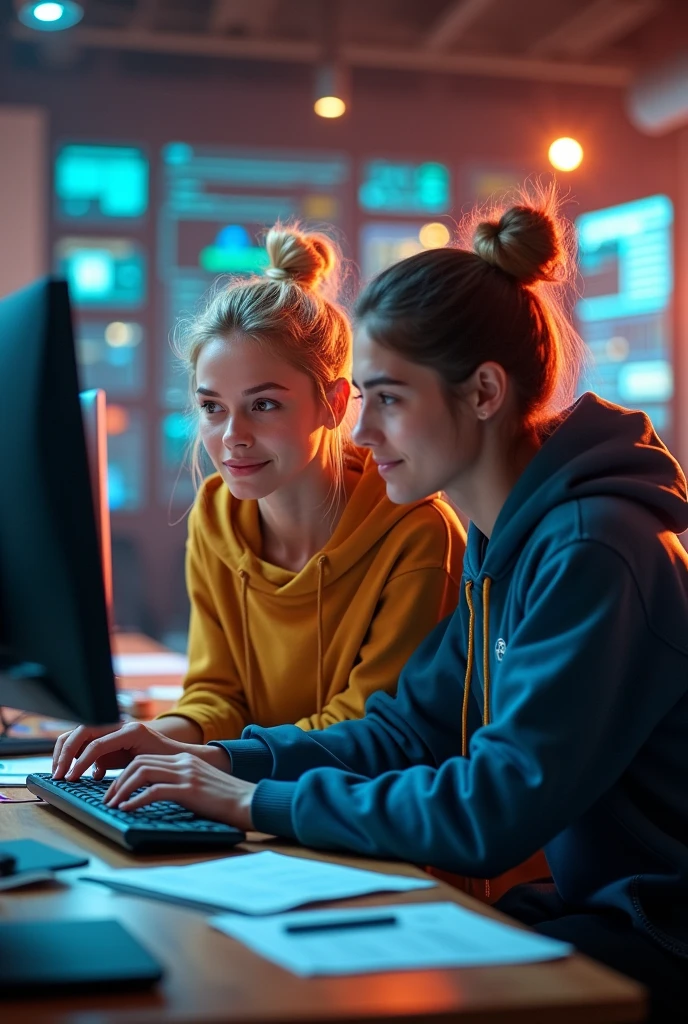 a 2 programmer, blond