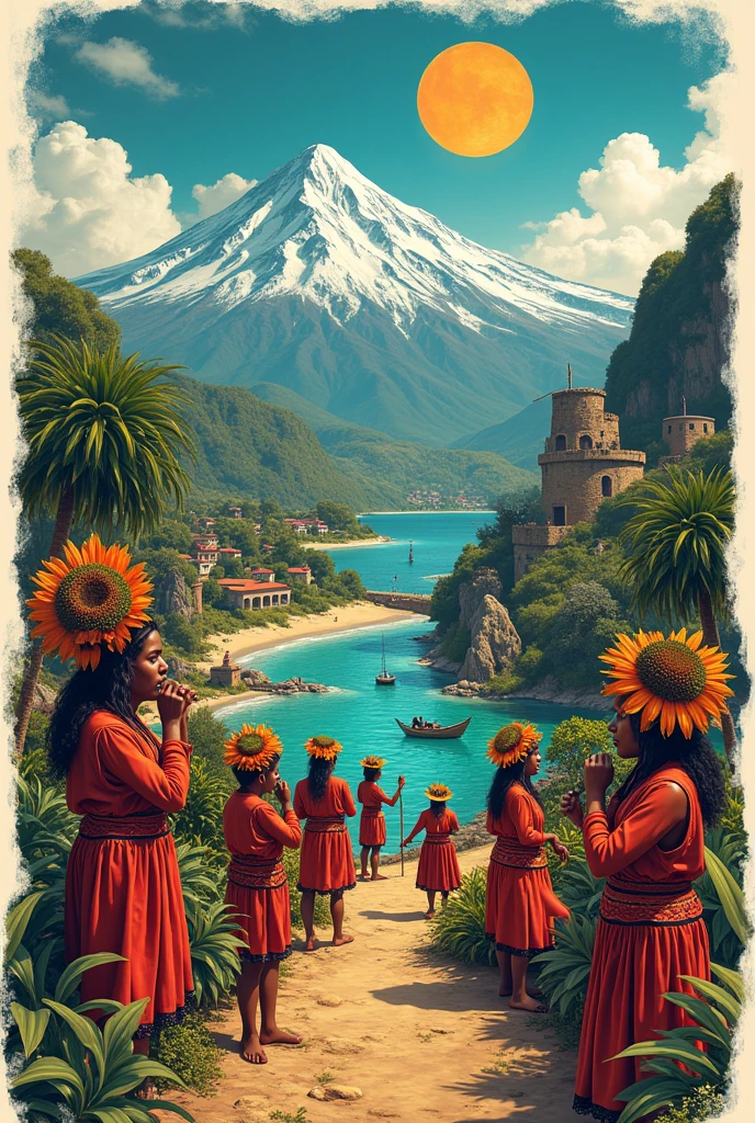 drawing representing Peruvian regionalism