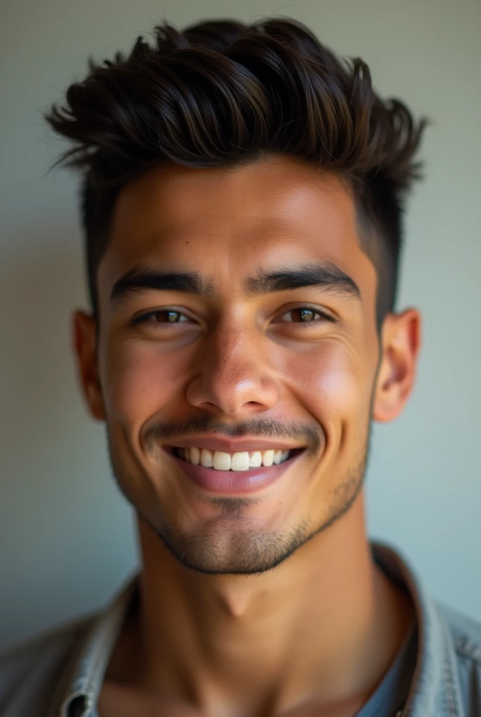 face of a young Colombian man